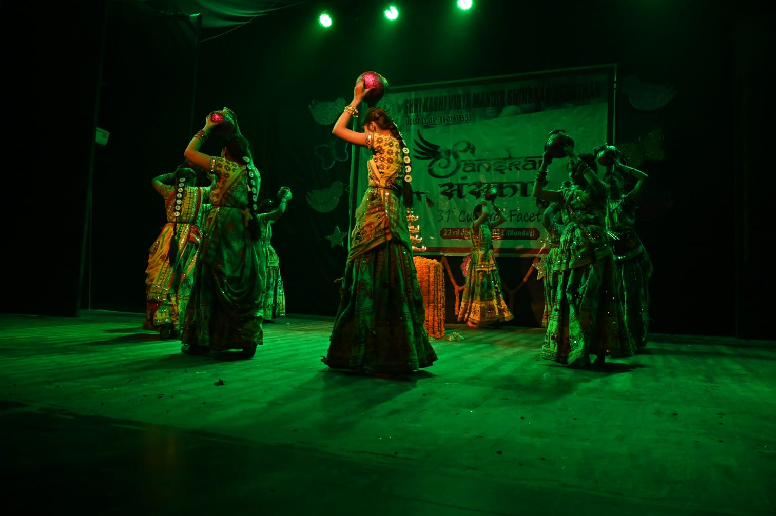 Matka Silhouette Dance