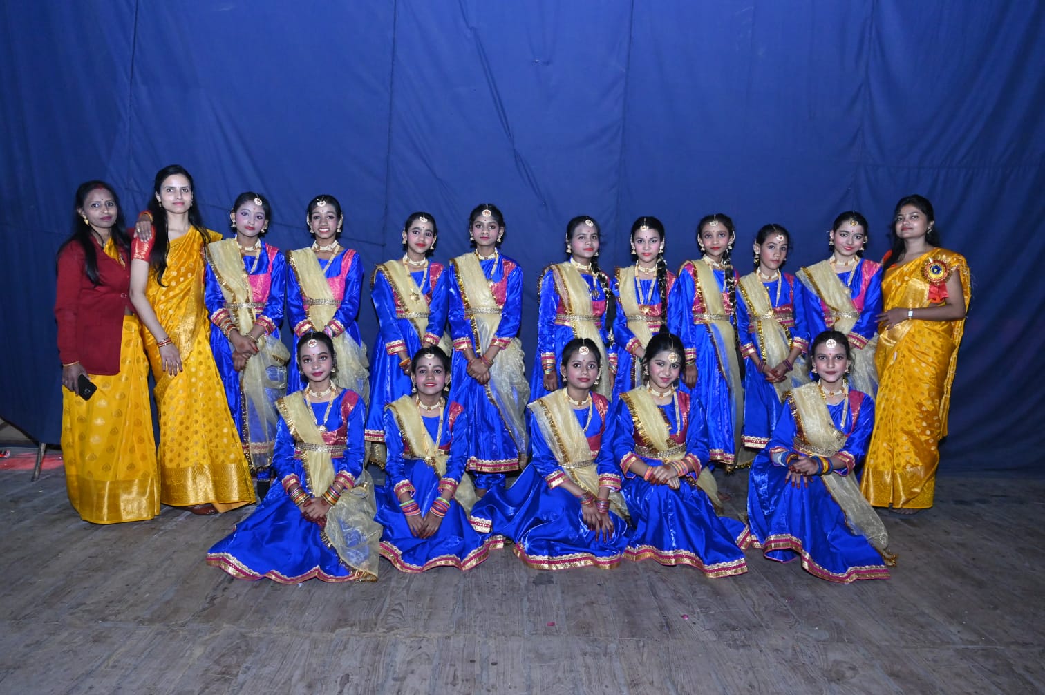 Dance Troupe — Blue Costumes